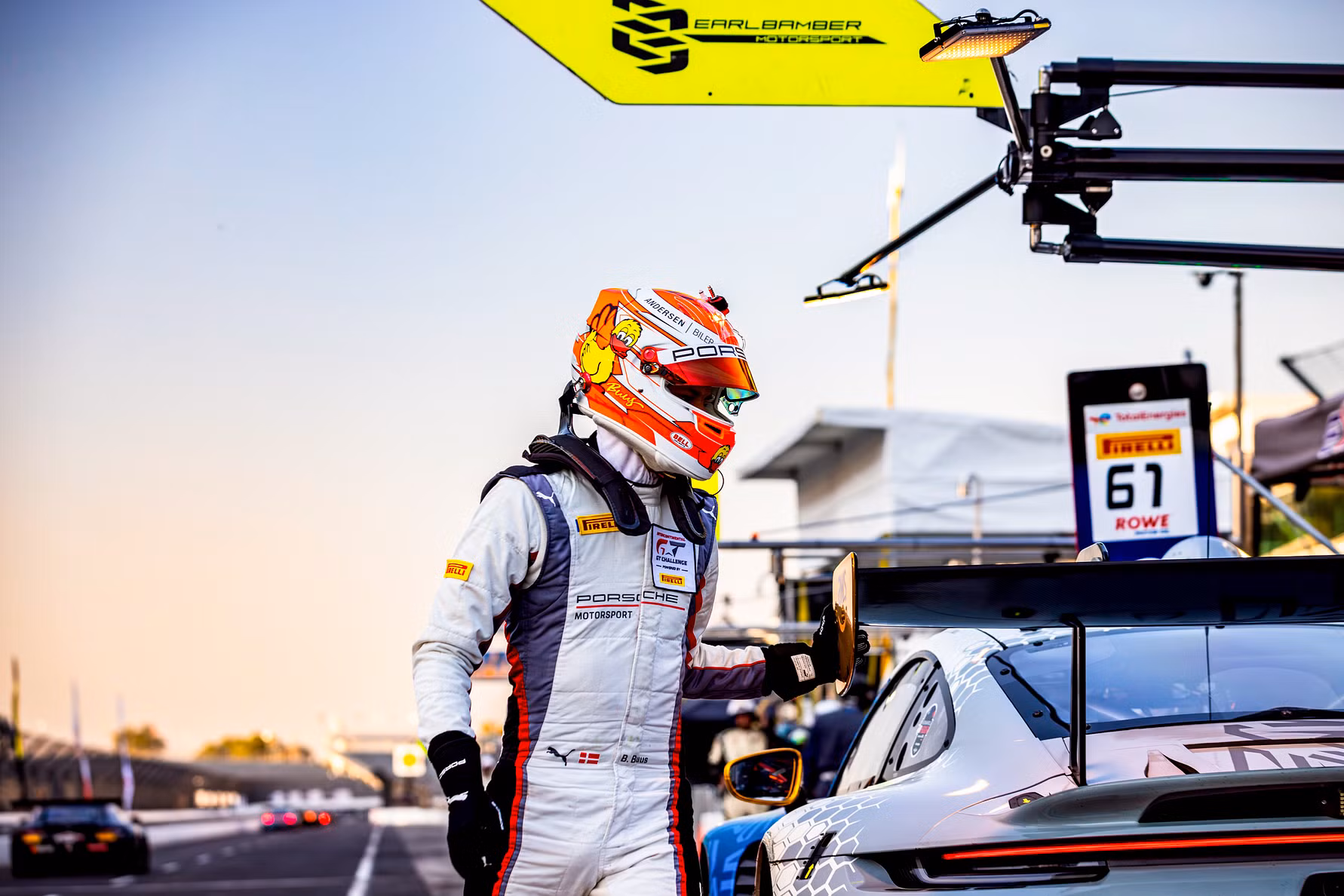Bastian Buus udgik efter hård kamp på Indianapolis
(Foto: SRO Motorsports Group)